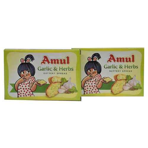 Buy Amul Table Buttery Spread Garlic Herbs Online In India Low Prices Rozana In